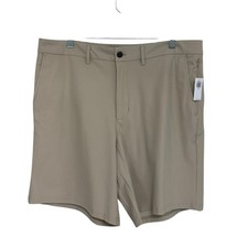 NWT Old Navy Men s Tech Hybrid Chino Shorts 8 in Khaki Tan - Size 36