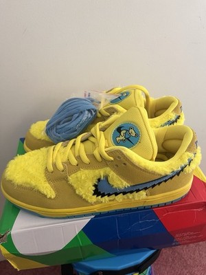 Men s Size 6.5 - Nike Dunk Low SB x Grateful Dead Yellow Bear