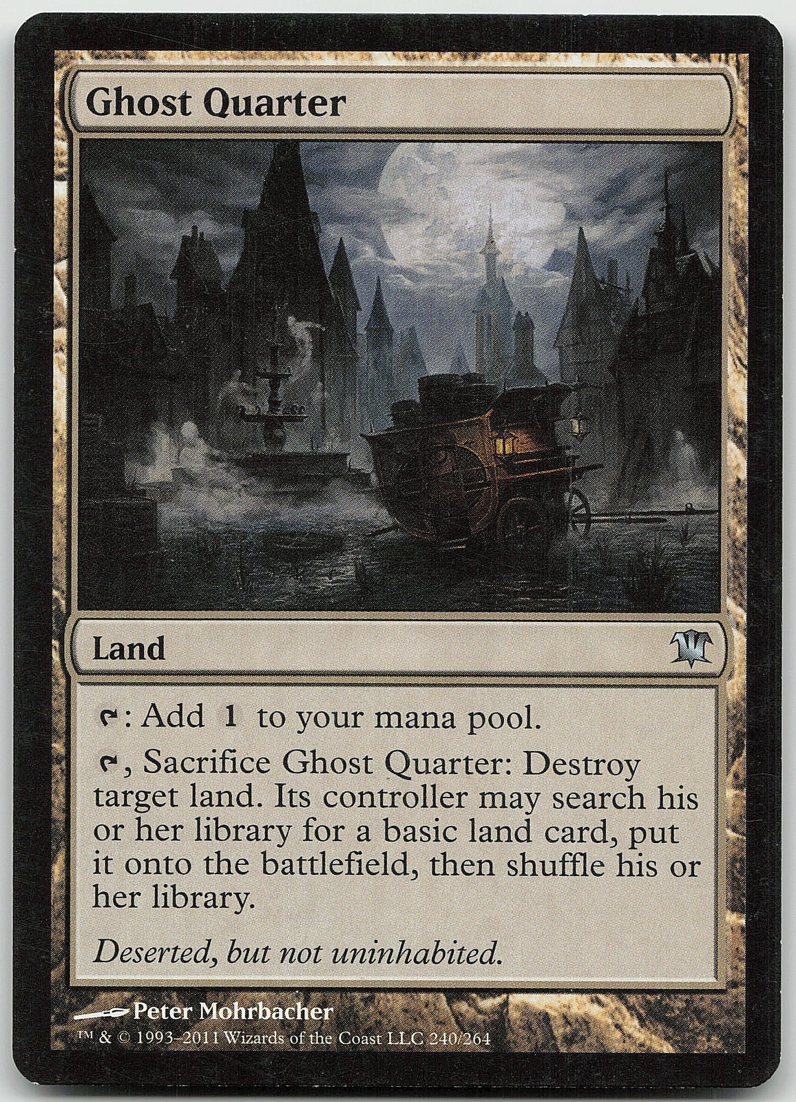 Ghost Quarter 240 Uncommon Innistrad LP/MP MTG