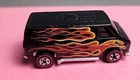 Hot Wheels Redline  Super Van Black W/Flames 1974 Nice.