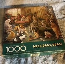 Springbok DOGS DOGS Dogs Jigsaw Puzzle 1000 Pcs PZL6131 Vintage
