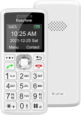 Easyfone T200 4G Sim-Free Feature Mobile Phone, Easy-to-Use Big Button Clear So