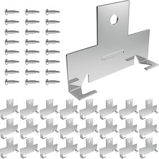 24PCS Retrofit Recessed Light Clips Housing C Clips for Downlight,with Self Tapp