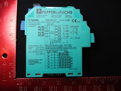 PEPPERL & FUCHS KDF2-SRA-EX4 BARRIER, INTRINSIC SAFETY