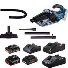 Bosch Professional Akku-Sauger GAS 18V-1 mit / ohne Akku, Ladegerät, Wandhalter
