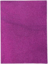 CousinDIY Glitter Foam Sheet 9"X12" 2mm-Purple - 6 Pack