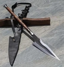 Custom Handmade Carbon Steel Blade Traditional Viking Spear | Hunting | Camping