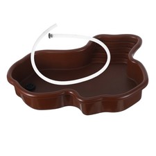 Turtle Extra Large Bathtub Reptile Bathing Pool Terrarium Bowl Tortoise Dish