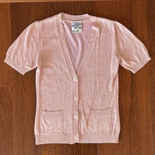 BAUM UND PFERDGARTEN Short Sleeve Sweater in Rose Glitter