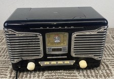 TEAC SL-D80 Retro Stereo Radio AM/FM Clock Black CD Not Working