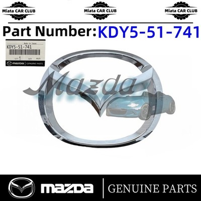 2013-2015 Mazda CX-5 CX-9 Front Radiator Grille Chrome Emblem OEM KDY5-51-741