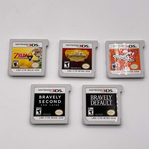 Nintendo 3DS Lot of 5 Game Cartridges