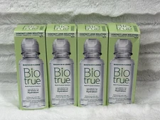 Biotrue (PACK OF 4) Contact Lens Solution 2oz Each Travel Size Exp 2027
