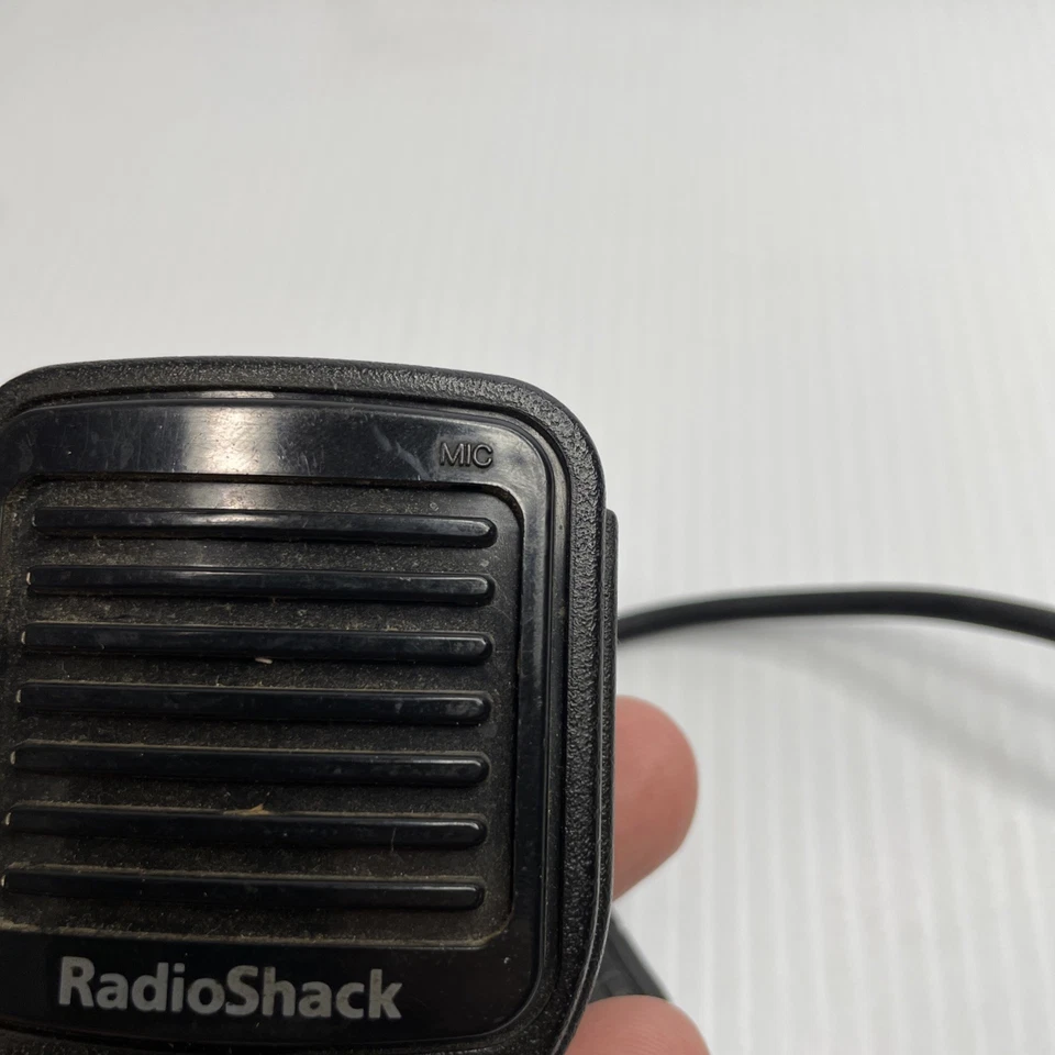 Altavoz/micrófono Radio Shack modelo 19-314 se adapta a radios portátiles HTX-202/404 e ICOM Foto 3 de 4