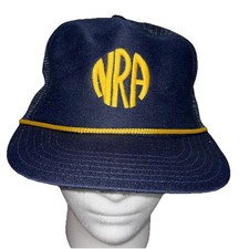 Vintage NRA Trucker SnapBack Thick Rope - Made In USA