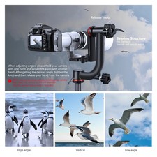 Neewer GM101 Professional Heavy Duty Aluminum Alloy Gimbal Tripod Head