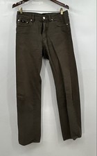 Hugo Boss Texas Straight Leg Chino Pants Men's 32x34 Brown Designer