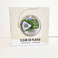 Cleartech Clear Cd Compact Disc Portable CD Player with Headphones New Sealed