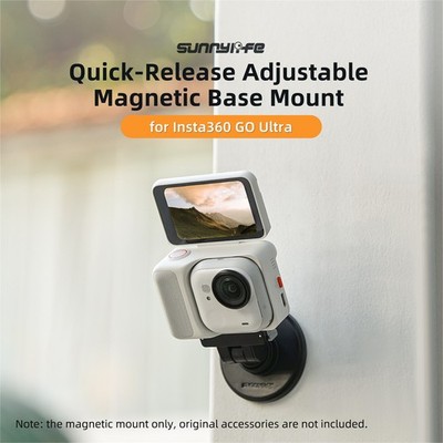 Quick-Release Magnetische Basis Mount 1/4in Basis Bracket für Insta360 GO Ultra