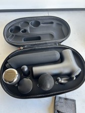 Sharper Image Powerboost Pro Reach Percussion Massager with 5 Attachments Black