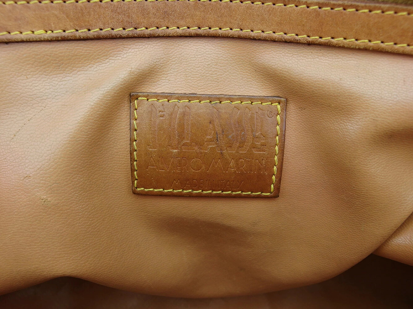 Prima Classe Handbag Map Pattern Beige Brown Wome… - image 8