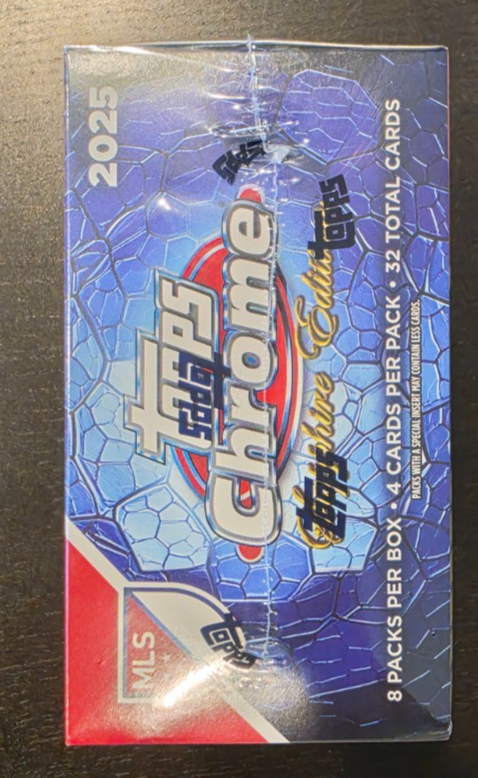 2025 Topps Chrome MLS Sapphire Edition Hobby Box 1 Auto Soccer - Brand New view 5