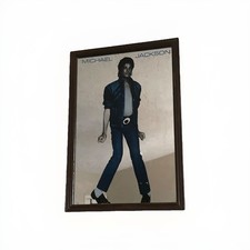 Vintage 1980s Michael Jackson Mirror Picture Frame 12x9