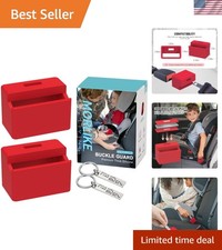 Silicone Seatbelt Secure Buckle Safety Cover Lock Keep Children Safe in Car...