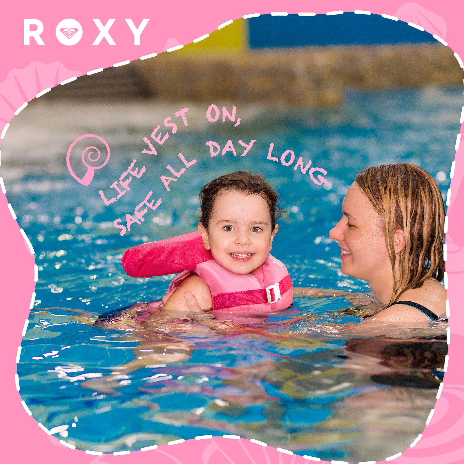 ROXY Infant Life Vest Lightweight Quick Adjust Safety Boating Kayaking Fishing