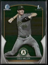 2023 Bowman Draft #BDC-51 Cole Miller Chrome