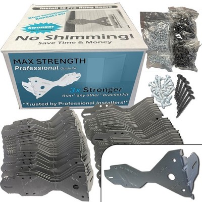 Door Install Kit Max Strength Secures Both Sides Door Stud Bracket
