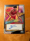 ZACCHARIE RISACHER 2024-25 TOPPS CHROME #FSA-ZR ROOKIE FUTURE STARS AUTO RC