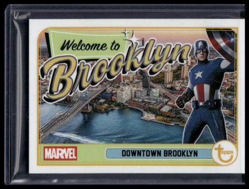 2026 Topps Brooklyn Collection Marvel Captain America #WB-12 Welcome to Brooklyn