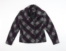 Womens UK Size 12 Oscar B Purple Jacket