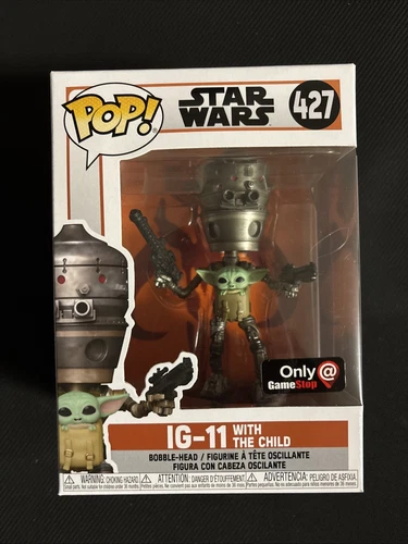 Funko Pop! Star Wars IG-11 with The Child #427 Gamestop Exclusive