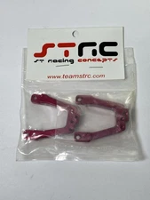 STRC STA31380RR Aluminum HD Rear Shock Towers Red for SCX10 II