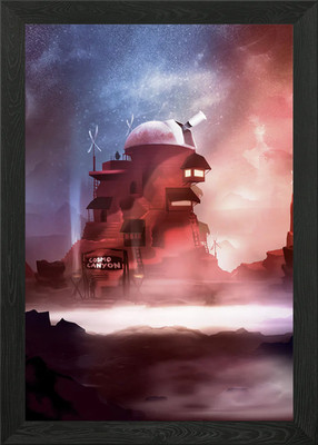 Final Fantasy Cosmo Canyon Gerahmtes Wandbild Poster Leinwanddruck Bild
