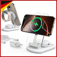 Mag Safe LadegeräT 3 In 1 FüR Iphone 17-12 Pro Max Apple Watch Airpods Faltbar