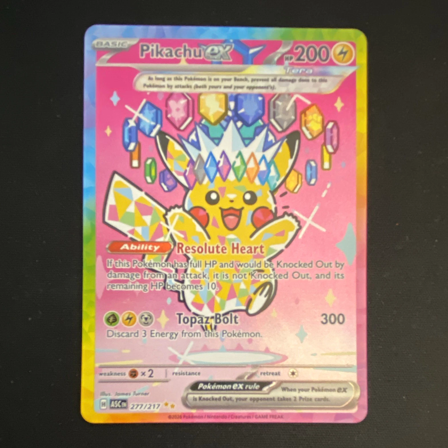 Pikachu ex - Ascended Heroes #277 Price & Value ($326.23) | PokeScope