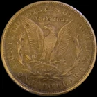 1921 United States Morgan Silver Dollar $1 Coin Liberty Head Eagle Reverse, UNC