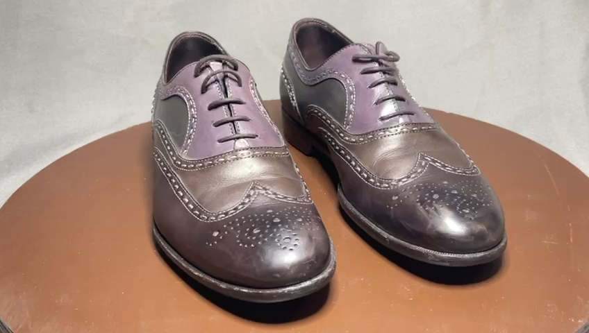 Bottega Veneta men's Wing Tip Derby Leather shoes 42 US 9