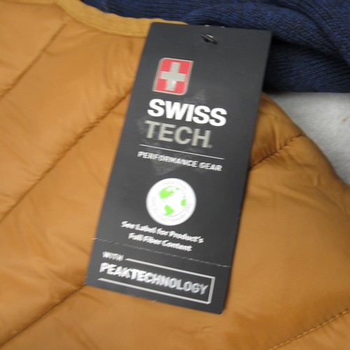 Swiss Tech x Head Vest Jacket Mens Small Blue Brown Performance Gear 3 In 1 NEW - Picture 4 of 15