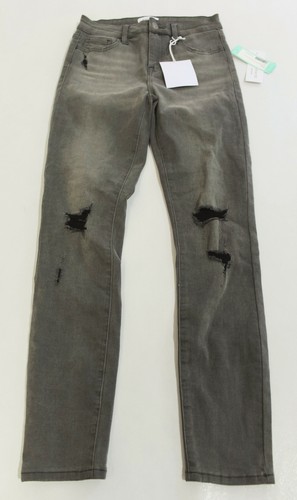 Pistola Women's Arianna High-Rise Distressed Skinny Jean KT4 Grey Size 26  NWT | eBay