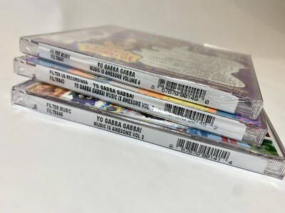 Yo Gabba Gabba! (CDs) Music Is Awesome Volume 2 - 4 BRAND NEW