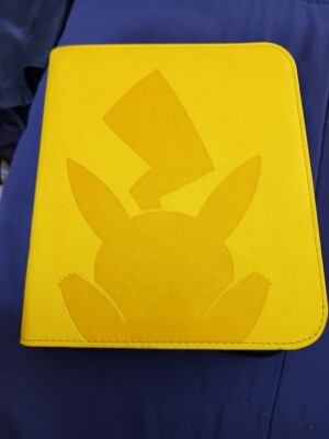 Rayvol 4 Pocket Card Binder for trading cards with Pikachu design | eBay