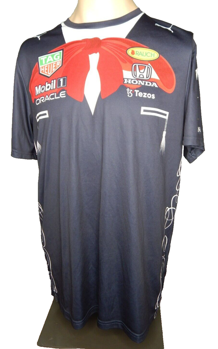 Puma F1 Sergio Checo Perez Red Bull Jersey Mariachi Mexico Shirt Formula  men L