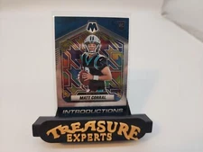 2022 Mosaic #I-4 Matt Corral Introductions Carolina Panthers Mint