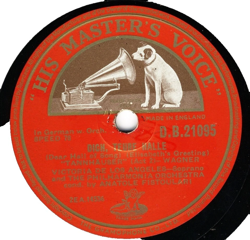 Aria Classical Excellent (EX) Sleeve 78 RPM Vinyl Records