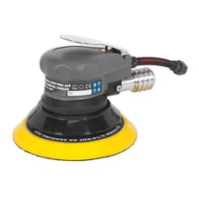 Air Palm Orbital Sander 150mm Dust Free Outlet Heavy Duty Powerful Sanding Tool