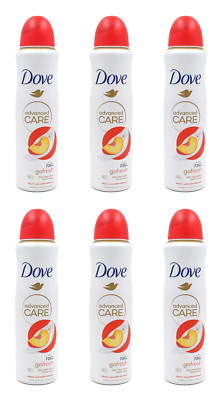 Dove Advanced Care Go Fresh Deo Spray Pfirsich Weiße Blüte , 6x150ml EA181443565